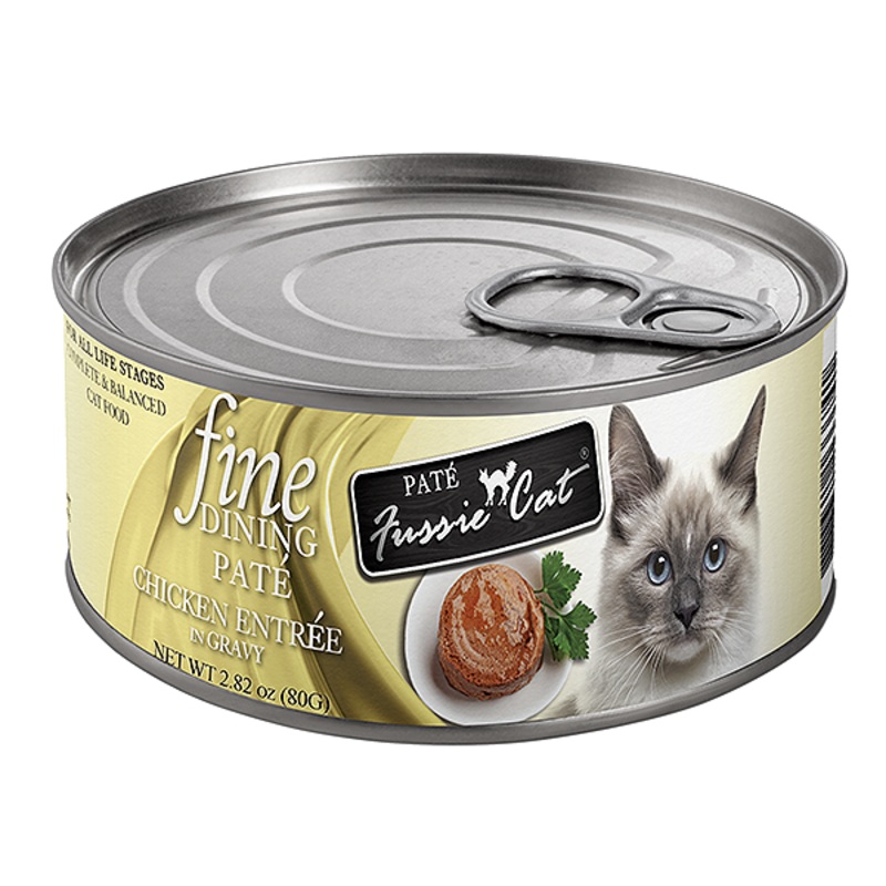 Fine Dining Pat Chicken Entre in Gravy Grain-Free Wet Canned Cat Food