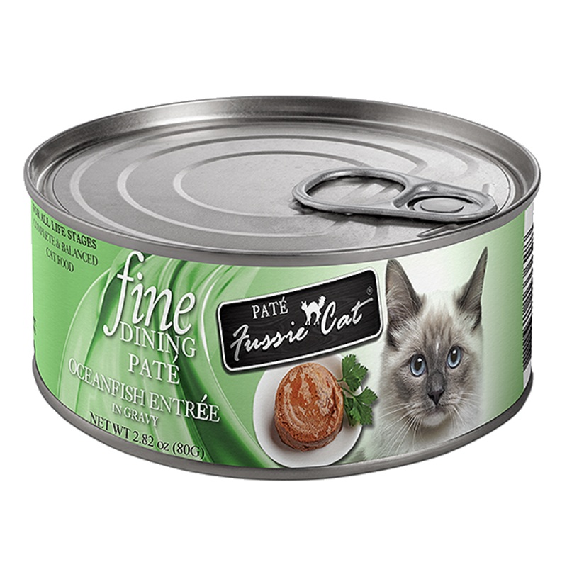 Fine Dining Pat Ocean Fish Entre in Gravy Wet Canned Cat Food