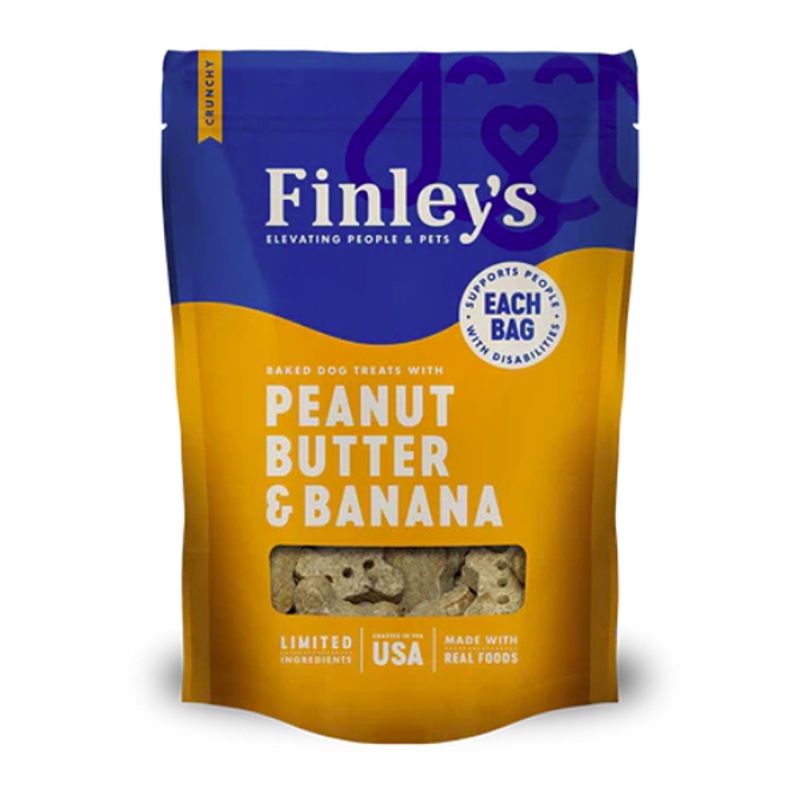 Oven Baked Peanut Butter Banana Biscuits Crunchy Dog Treats