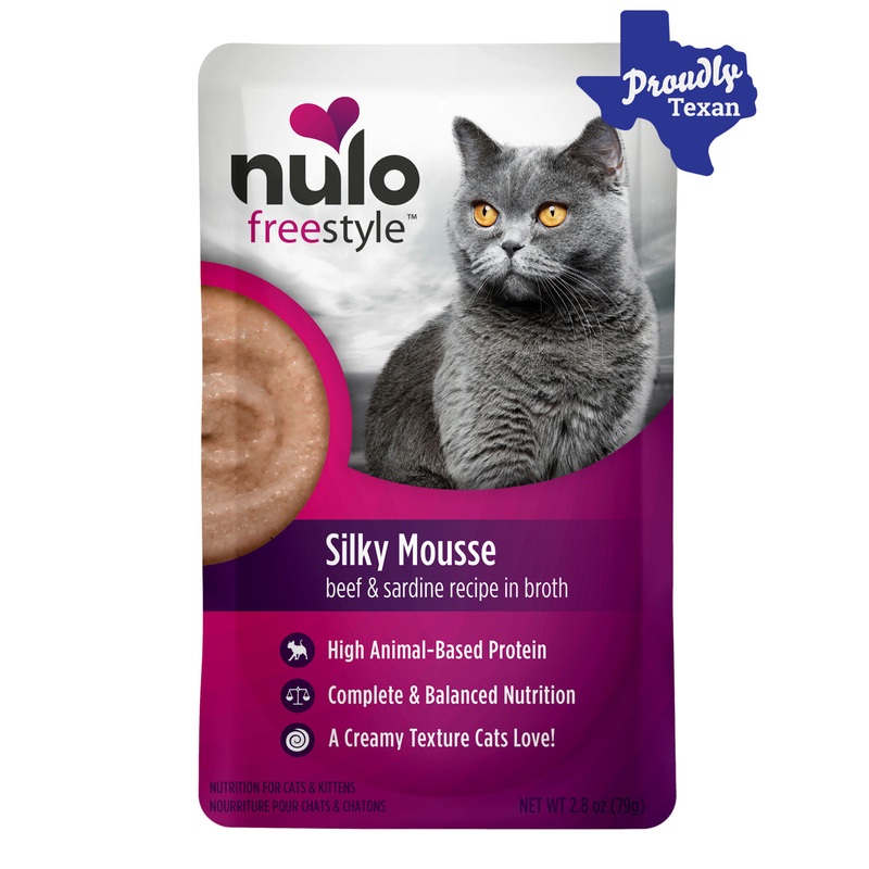 Nulo Freestyle Silky Mousse Beef and Sardine Wet Cat Food