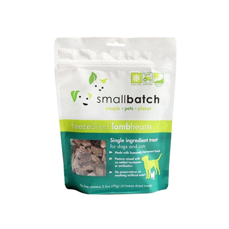 Small Batch Freeze-Dried Lamb Heart Dog Treats