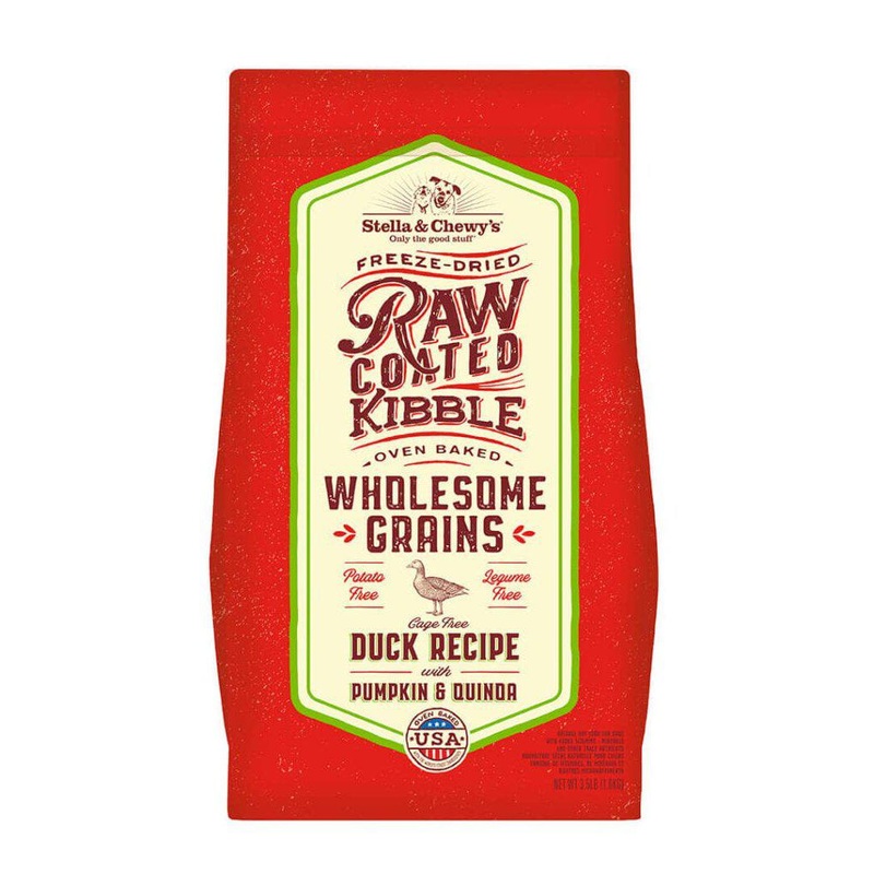 Stella and Chewy's Wholesome Grain Duck Raw Coated Dry Dog Food