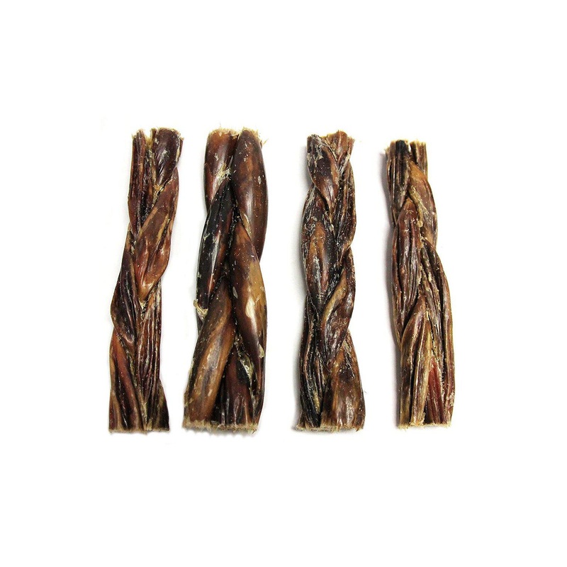 Tuesday's Natural Dog Co. Braided Beef Gullet Chew 6-inch, 4 pack