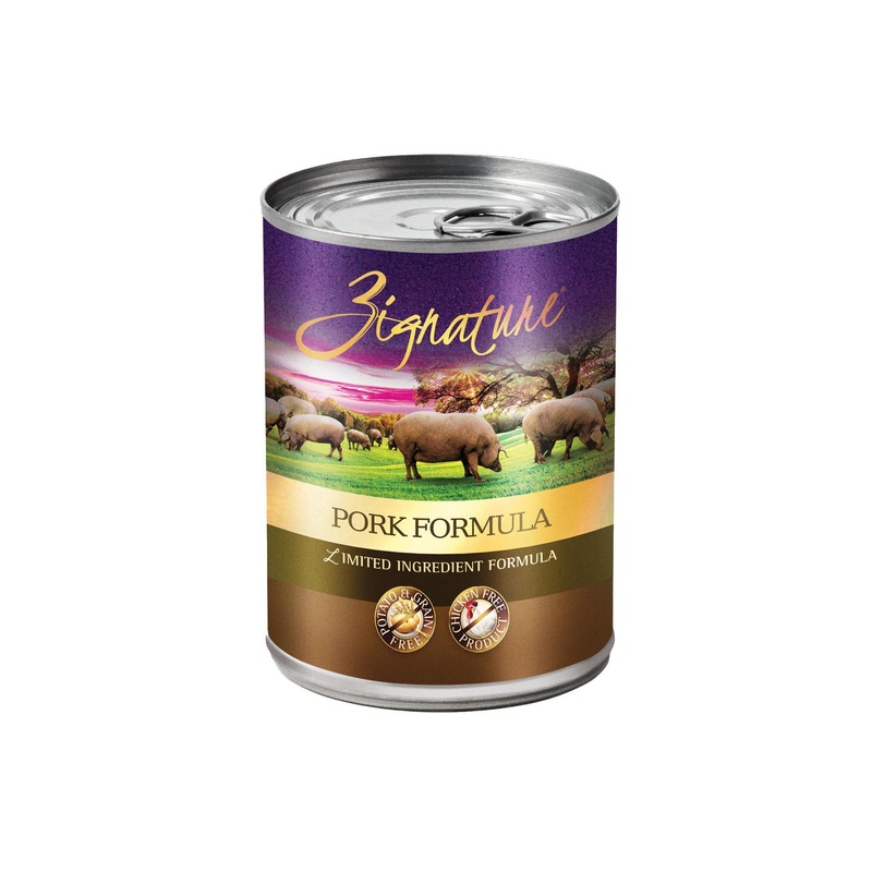 Zignature Pork Wet Dog Food|13 oz