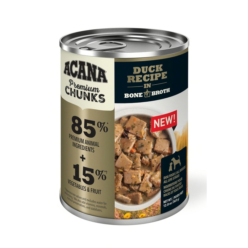 Acana Premium Chunks Duck in Bone Broth Wet Dog Food
