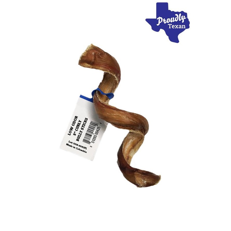 Curly Bully Stick|5"
