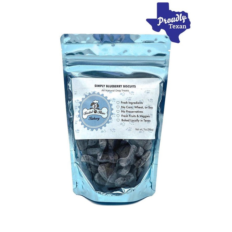 Frosted Paws Simply Blueberry Dog Biscuits