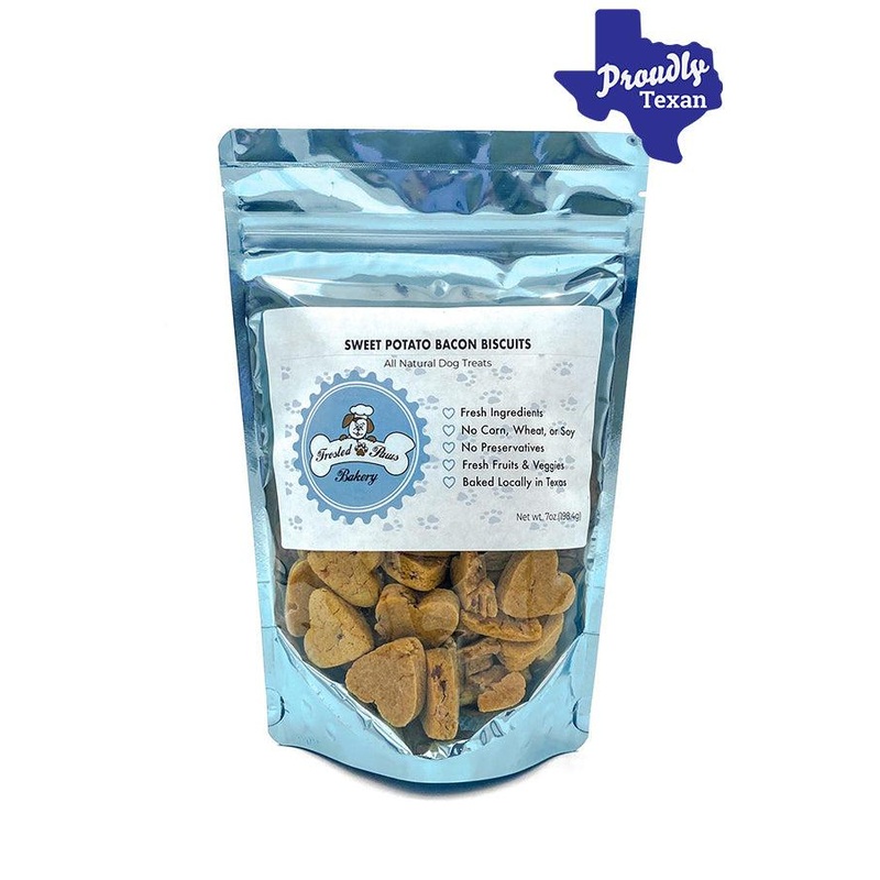 Frosted Paws Sweet Potato and Bacon Dog Biscuits