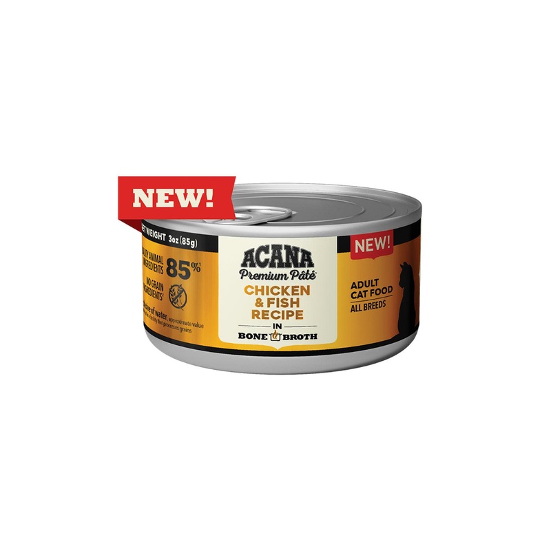 Acana Premium Pate Chicken and Fish Wet Cat Food