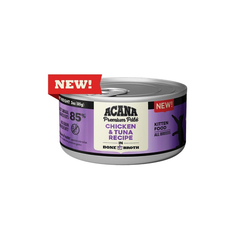 Acana Premium Pate Chicken and Tuna Wet Kitten Food