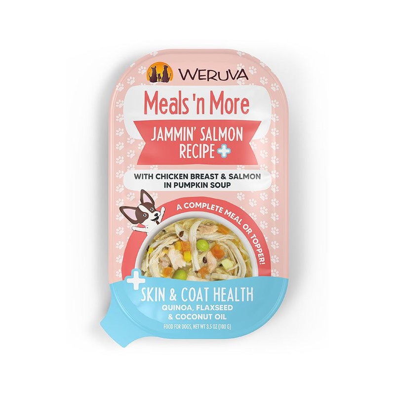 Weruva Meals 'n More Jammin' Salmon in Pumpkin Soup Wet Dog Food