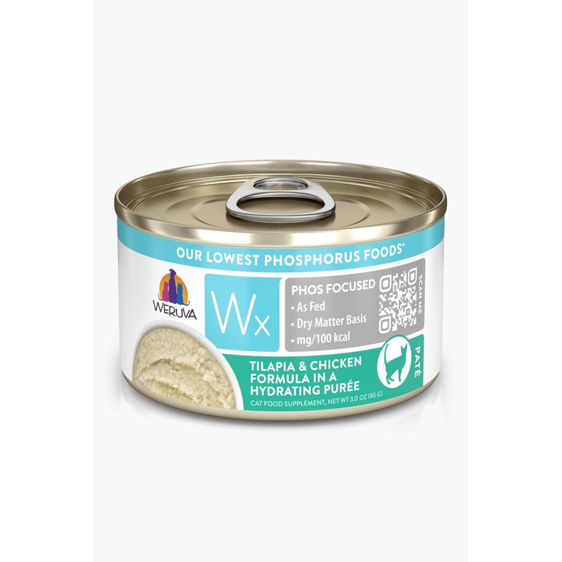 Weruva Wx Tilapia and Chicken Puree Wet Cat Food