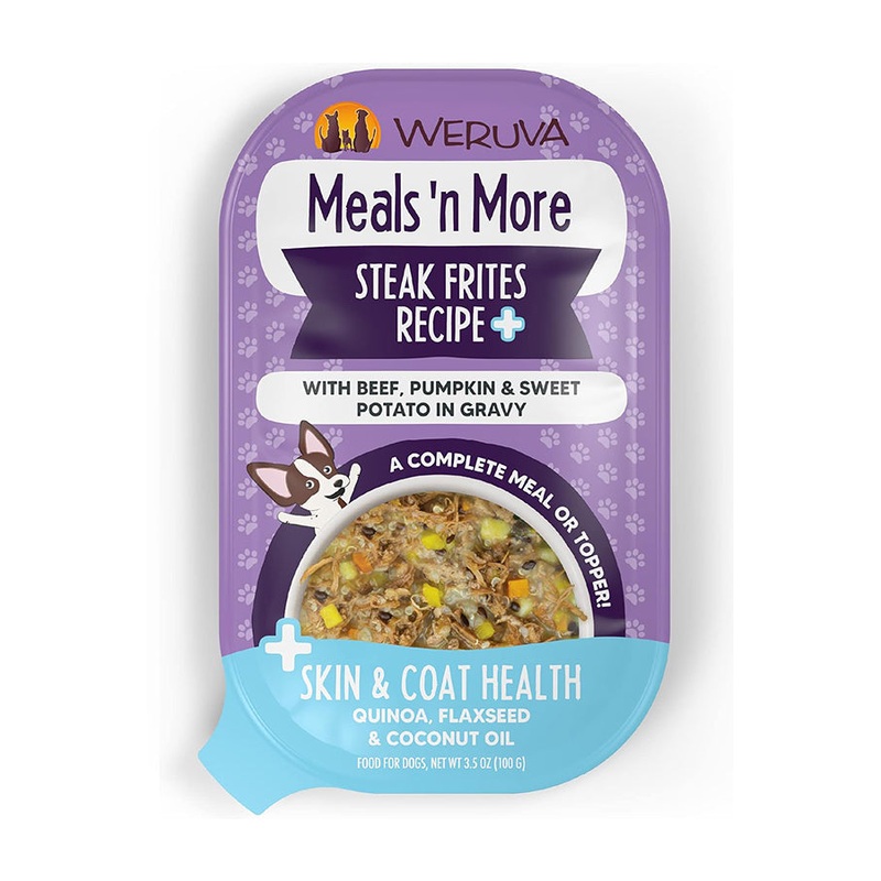 Weruva Meals 'n More Steak Frites in Gravy Wet Dog Food