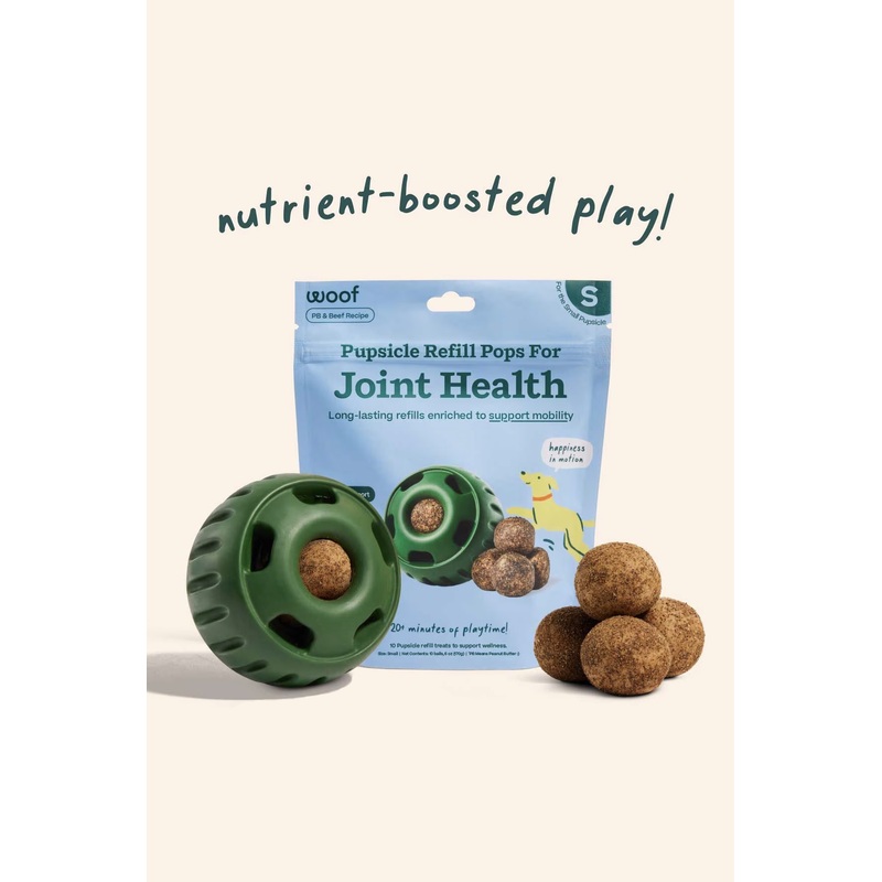 Woof Joint Health Wellness Refill Pops Dog Toy