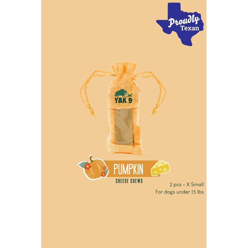 Yak9 Pumpkin Yak Chew|Extra Small|Small|Medium