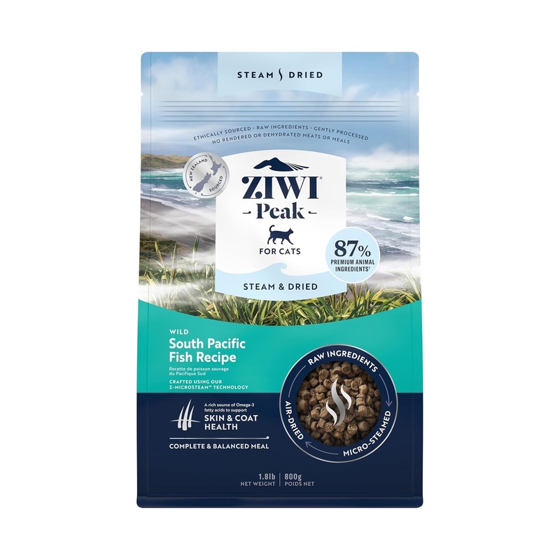 ZIWI Steam Dried South Pacific Fish Cat Food