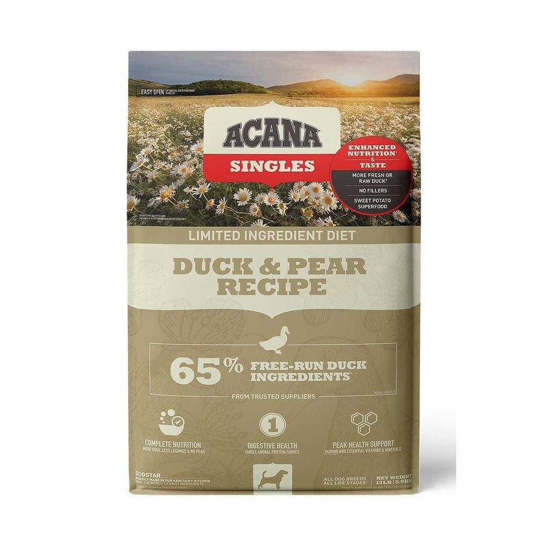 Acana Singles Duck and Pear Limited Ingredient Dry Dog Food
