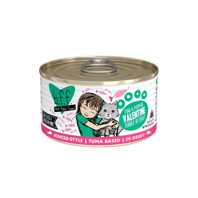B.F.F. Originals Minced Tuna and Pumpkin Valentine in Gravy Wet Cat Food