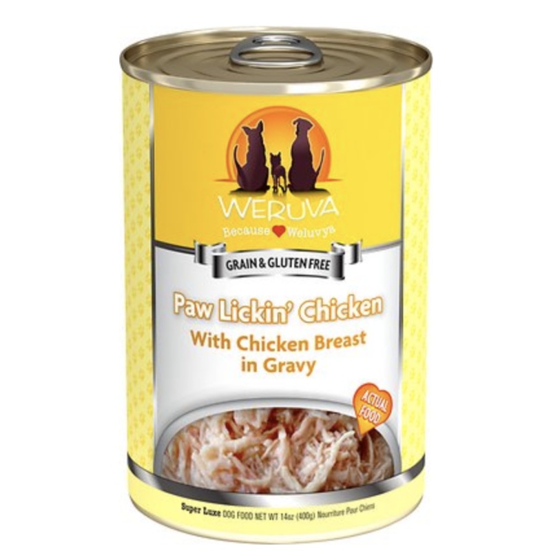 Weruva Classic Paw Lickin' Chicken in Gravy Wet Dog Food