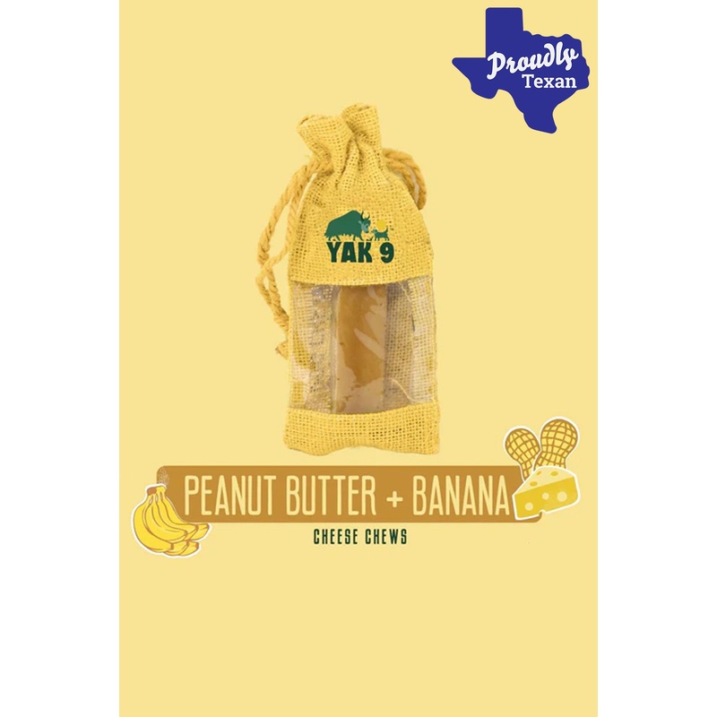 Yak9 Peanut Butter and Banana Yak Chew