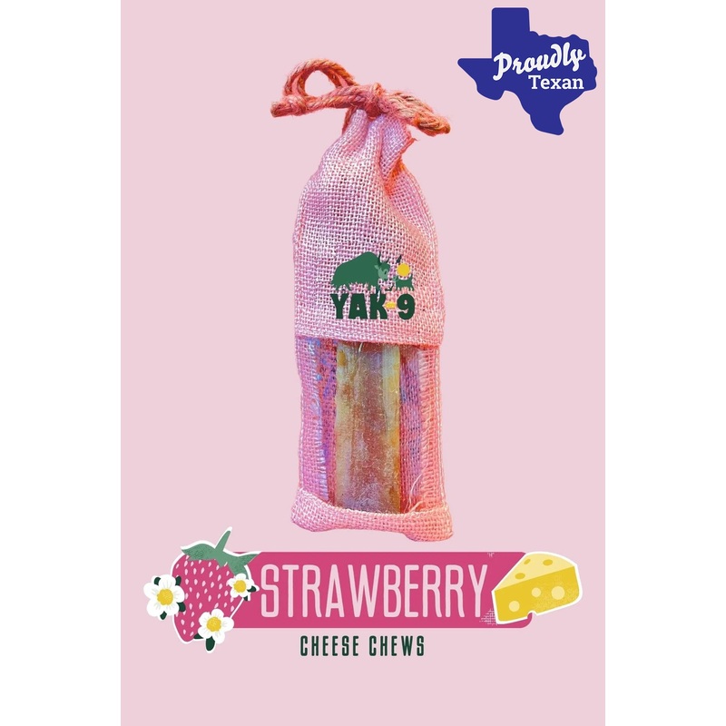 Yak9 Strawberry Yak Chew|Extra Small|Small|Medium
