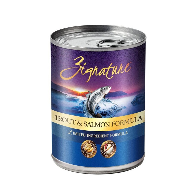 Zignature Trout and Salmon Wet Dog Food