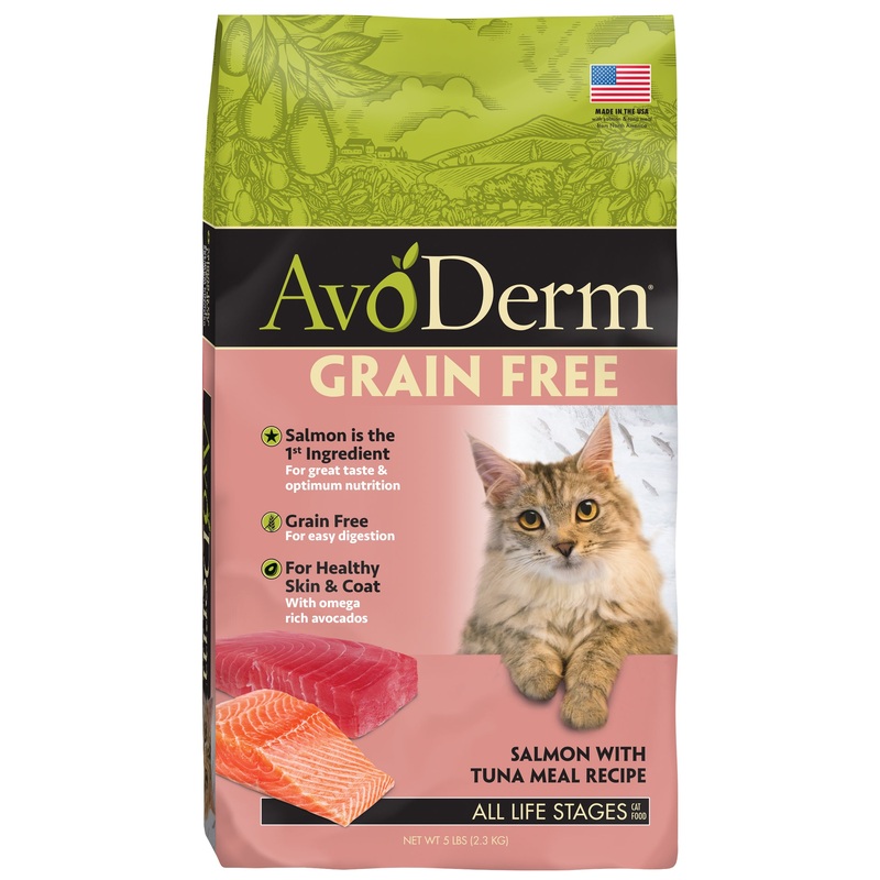 Avoderm Grain-Free Dry Cat Food - Salmon & Tuna - 2.5lb Bag
