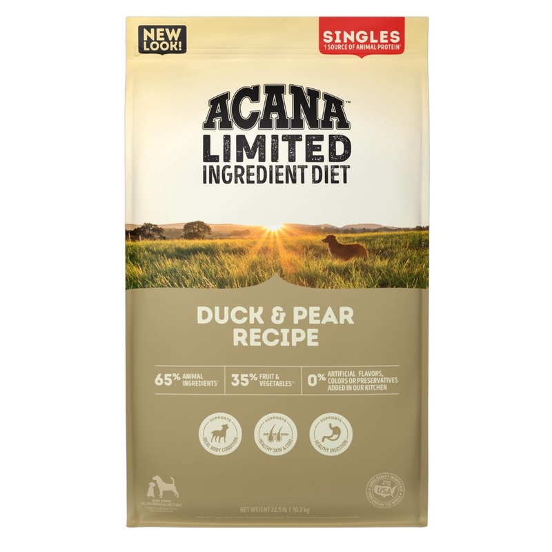 Acana LID Singles Dry Dog Food - Duck & Pear - 25lb Bag