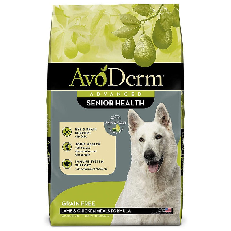 AvoDerm Advanced Senior Health Dry Dog Food - Lamb & Chicken - 24lb Bag