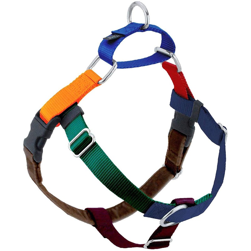 2 Hounds Design Freedom No-Pull Dog Harness - Medium 1 x 24-28 - Jellybean Spice