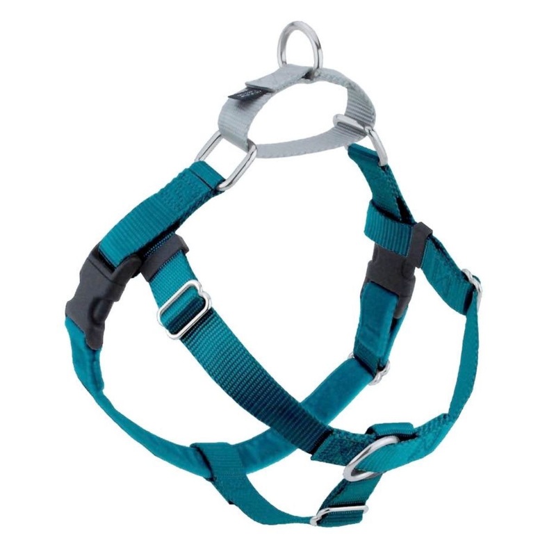 2 Hounds Design Freedom No-Pull Dog Harness - Medium 1 x 28-28 - Teal