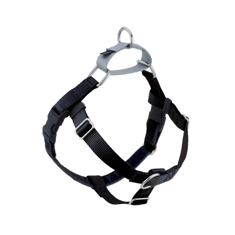 2 Hounds Design Freedom No-Pull Dog Harness - Medium 1 x 28-32 - Black