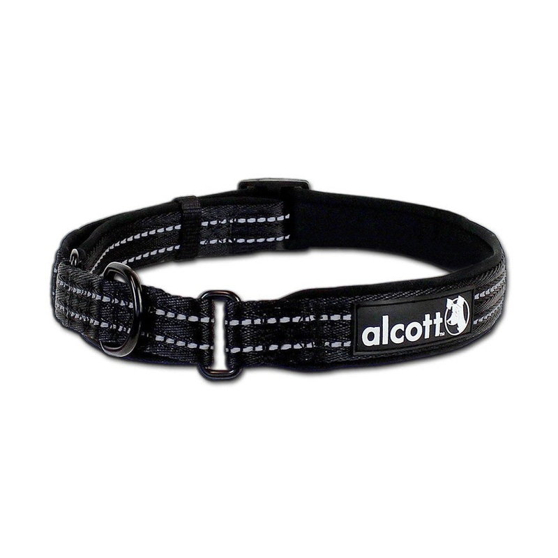 Alcott Martingale Dog Collar - Large 1 x 18-26 - Black