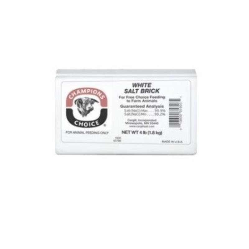 Kruse Plain Salt Brick Livestock Supplements 4 Lb