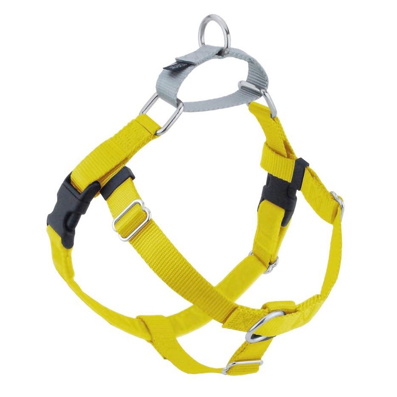2 Hounds Design Freedom No-Pull Dog Harness - Large 1 x 28-32 - Yellow