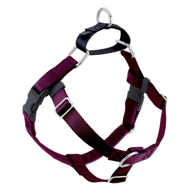 2 Hounds Design Freedom No-Pull Dog Harness - Medium 1 x 24-28 - Burgundy