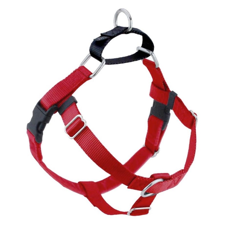 2 Hounds Design Freedom No-Pull Dog Harness - Medium 1 x 24-28 - Red