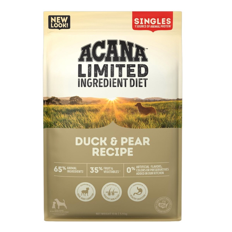 Acana LID Singles Dry Dog Food - Duck & Pear - 13lb Bag