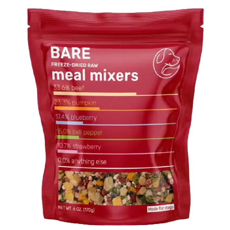 Bare Freeze Dried Raw Meal Mixer Beef