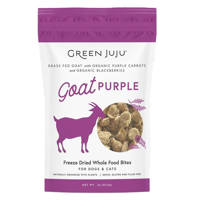 Green Juju Freeze-Dried Goat Purple Bites