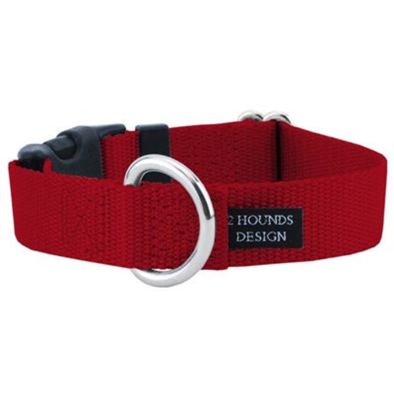 2Hounds 5/8 Wide Solid Colored Side Release Collar