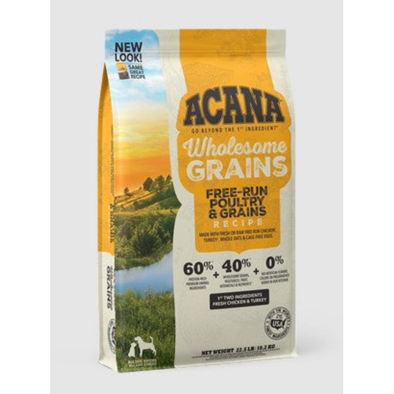 Acana Free-Run Poultry Recipe + Wholesome Grains Dry Dog Food