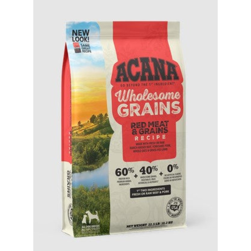 Acana Red Meat Recipe + Wholesome Grains Dry Dog Food