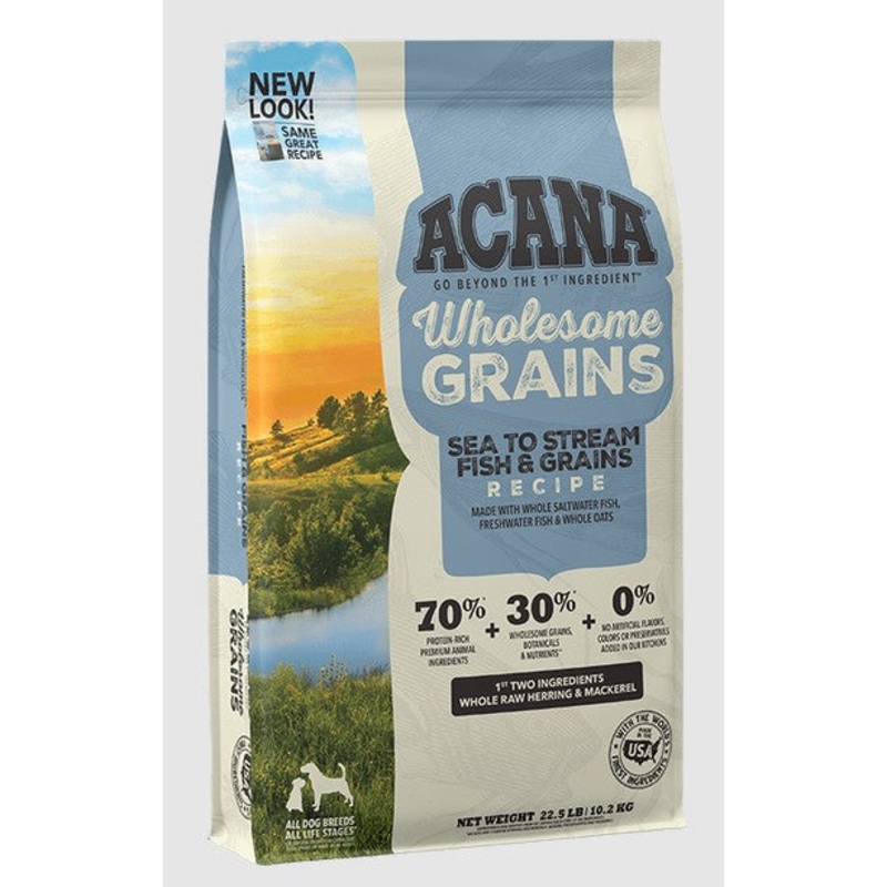 Acana Sea to Stream Recipe + Wholesome Grains Dry Dog Food