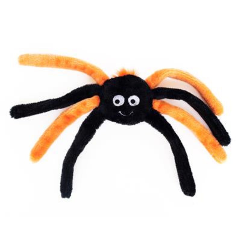 ZippyPaws Grunterz Spider|Orange|Purple