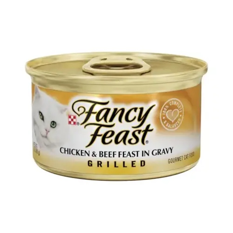 AMERICAN DISTRIBUTION & MFG CO 10217 Cat Food, Grilled Chicken & Beef, 3-oz. Can