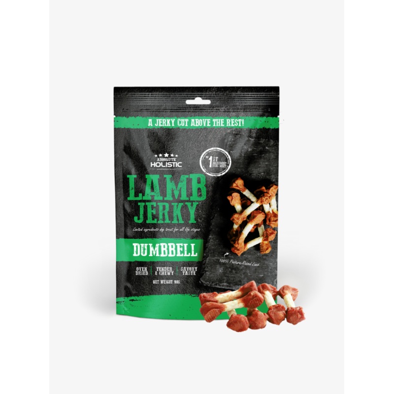 Absolute Holistic Crunchy Lamb DumbbellDog Treat 100g