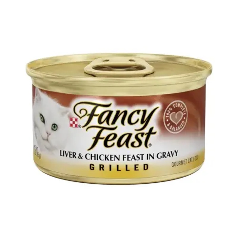 AMERICAN DISTRIBUTION & MFG CO 10088 Cat Food, Grilled Liver & Chicken, 3-oz. Can
