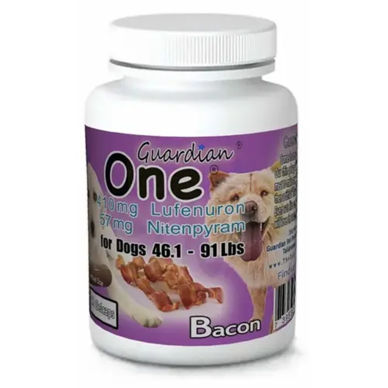 Guardian Pets Inc 13842581 Guardian One Combo Flea Control with 410 mg of Lufenuron and 57 mg of Nitenpyram For Dogs 46 to 91 lbs - 13 Count