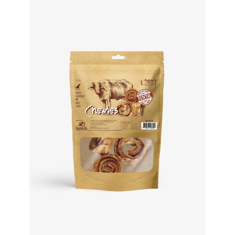 Absolute Bites Air Dried Chewies Dog Treats 150g